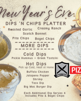 Dips ‘n Chips Platter – New Year’s Eve 2024